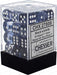 CHX27808 Nebula 12mm d6 Black/white Dice Block Chessex
