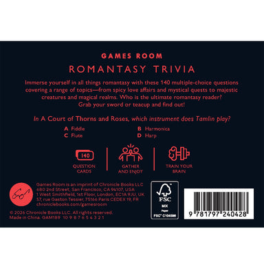 Romantasy Trivia - Ridleys Games Room