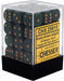 Dusty Green/Copper Opaque 12mm D6 Block (36)