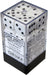 Chessex White/Black Opaque 16mm d6