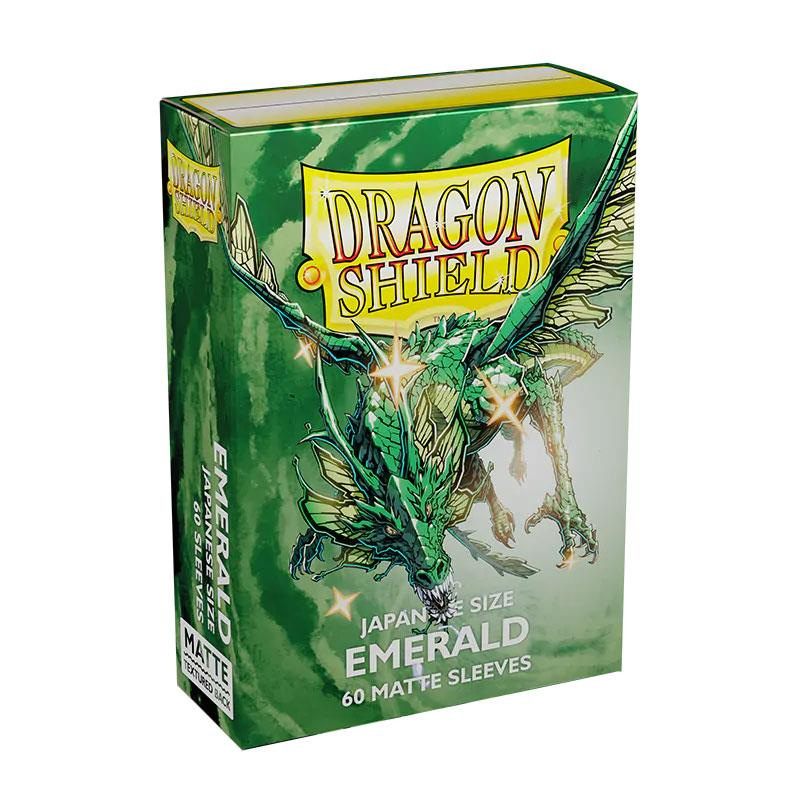 Japanese Emerald MATTE Sleeves - Dragon Shield - Box 60