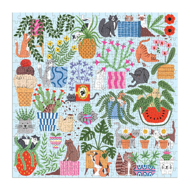 Cats in the Houseplants Jigsaw - 500pc - Galison