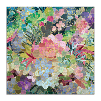 Succulent Mosaic Foil - 500pc Galison