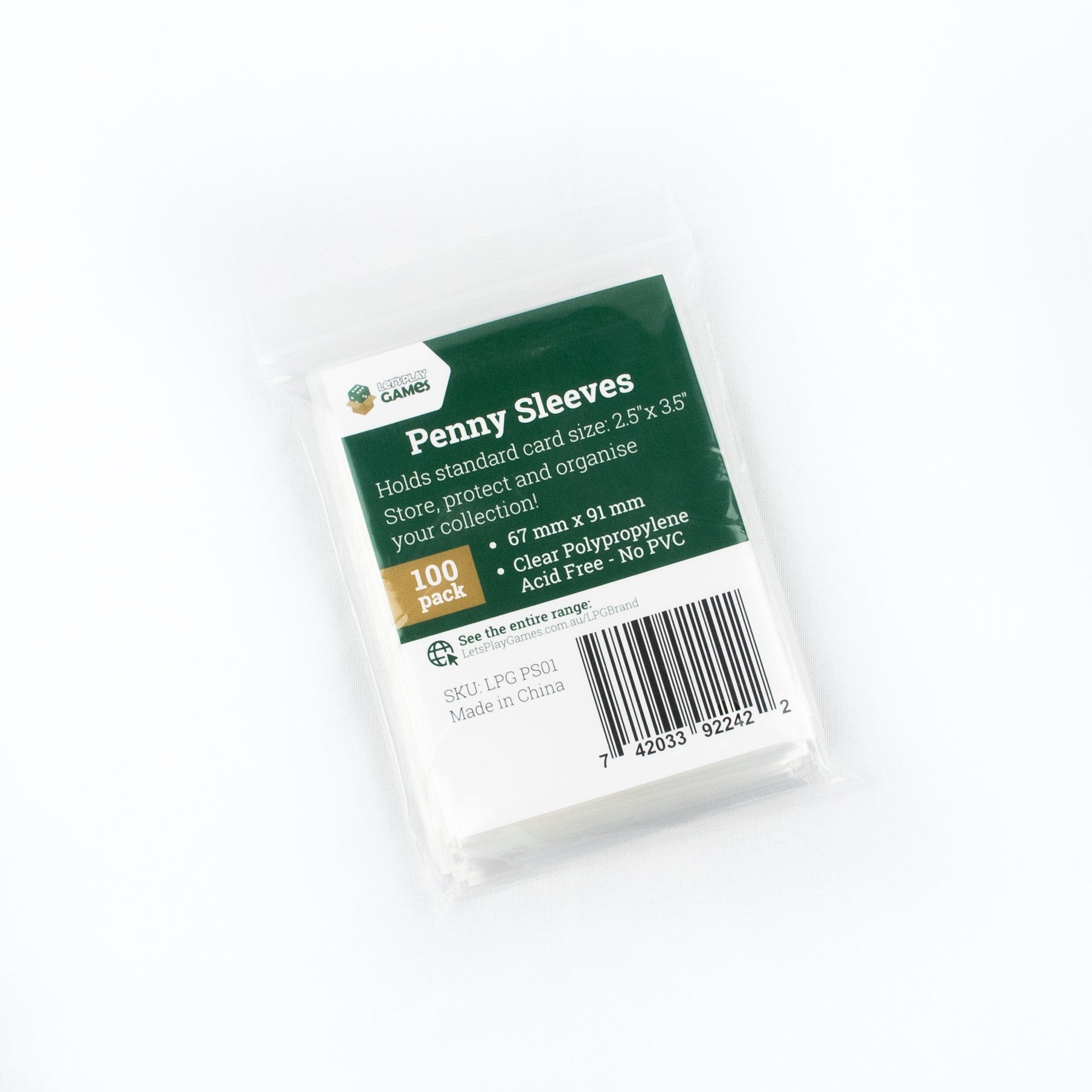 LPG Penny Sleeves (100Pack)