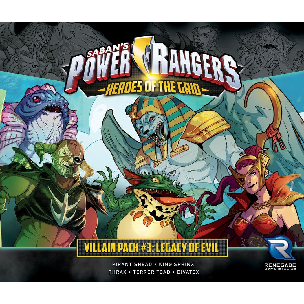 Villain pack #3 Power Rangers Heroes of the Grid