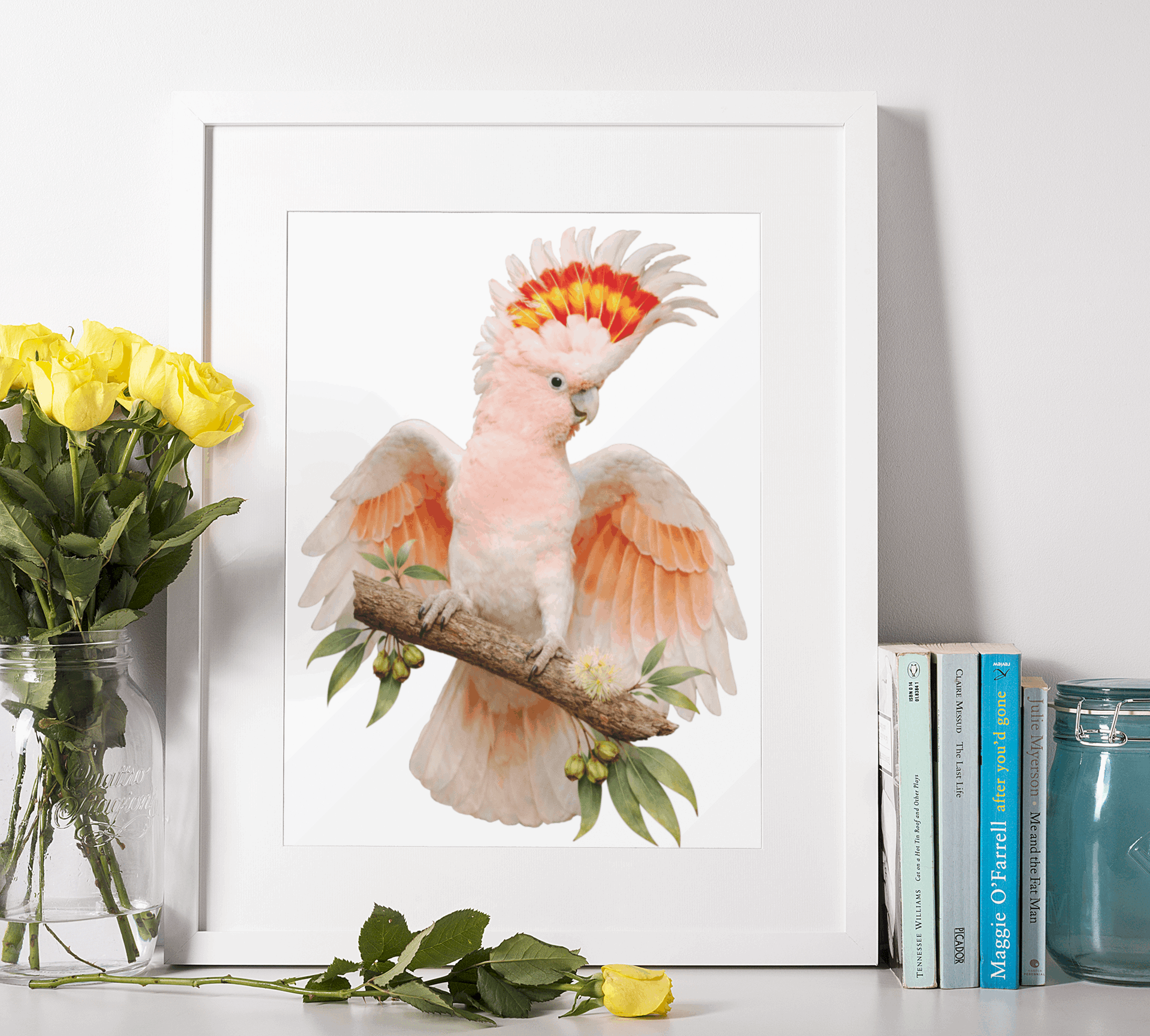 A3 Major Mitchell's Cockatoo Wooden Puzzle - Puzzle ART