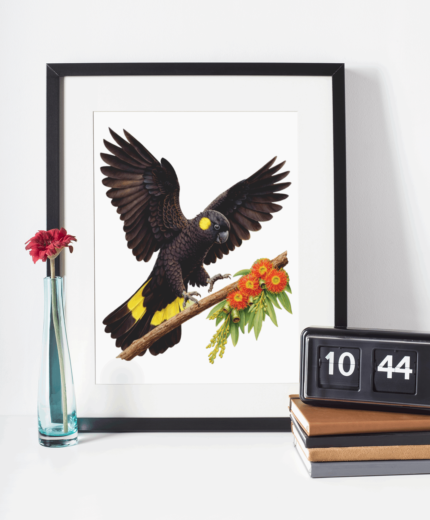 A5 Black Yellow Tail Wooden Puzzle - Puzzle ART