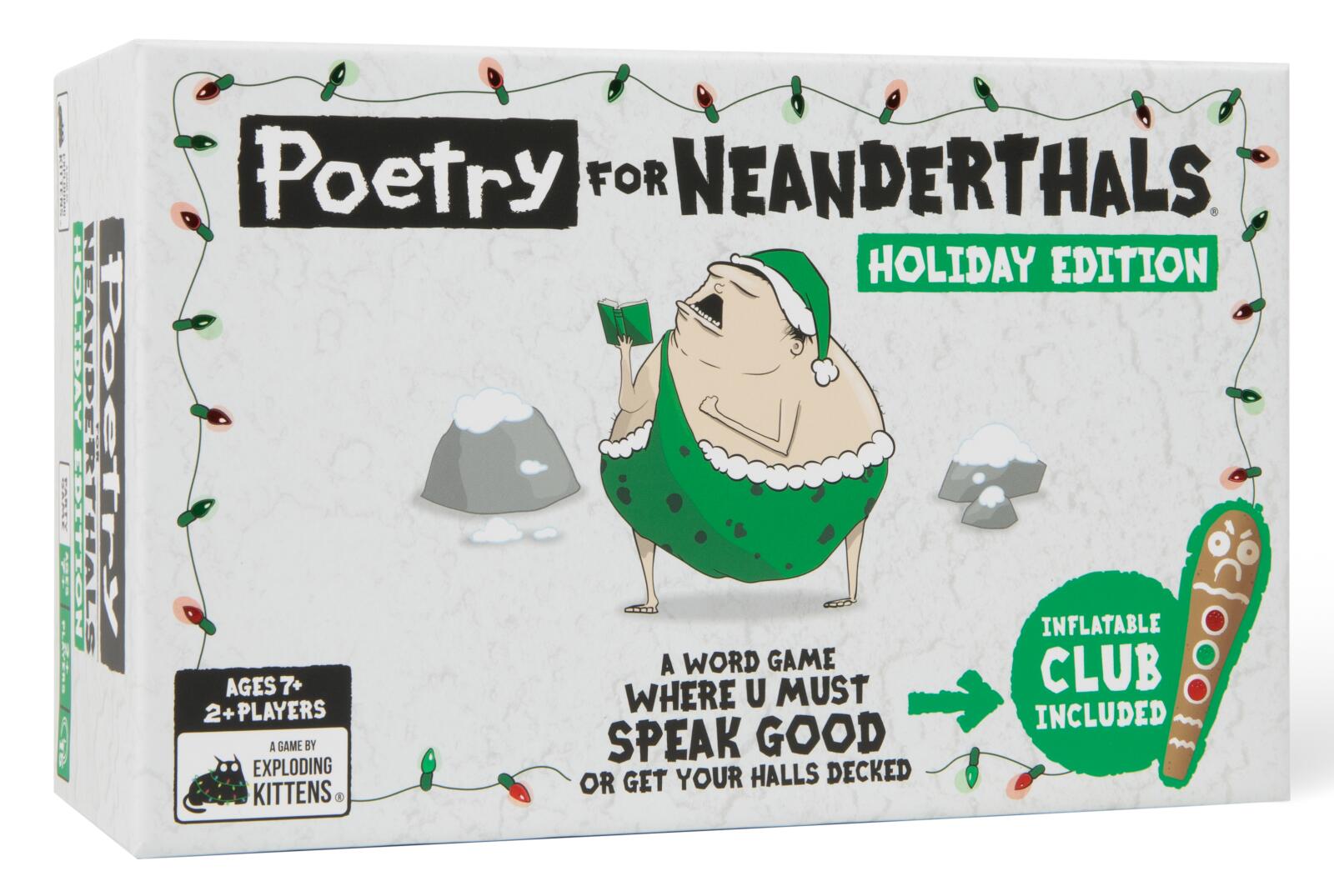 Holiday Edt Poetry for Neanderthals