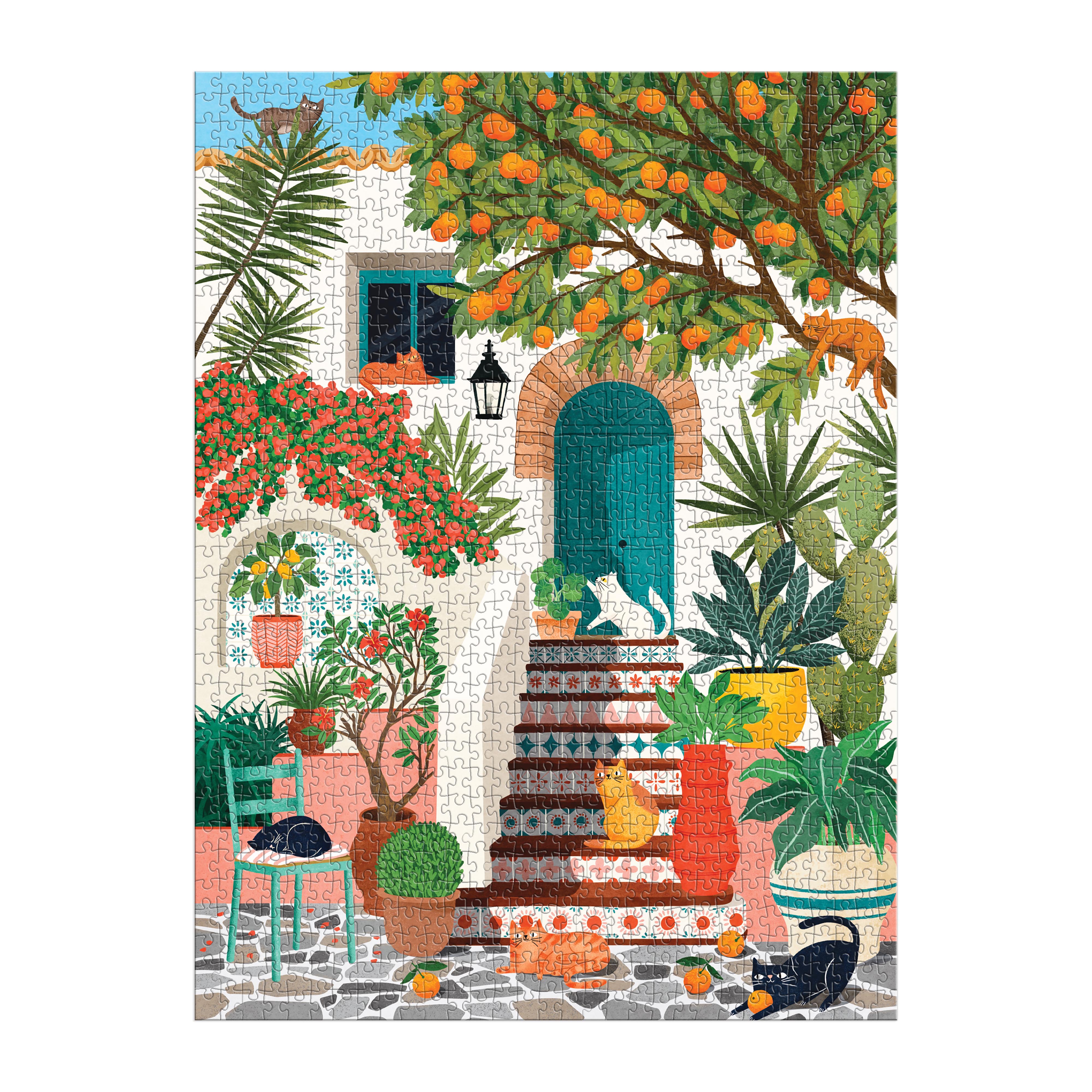 Mediterranean Cats 1000pc - Galison 