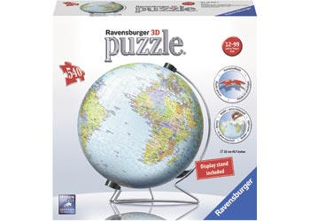 World Globe 3D Puzzleball 540p - RAVENSBURGER