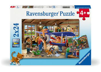 WT Planes & Trains 2x24p - RAVENSBURGER