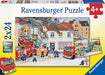 Busy Fire Brigade Puzzle 2x24p - RAVENSBURGER
