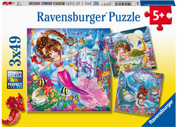 Charming Mermaids 3x49p - RAVENSBURGER