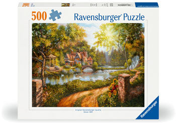 Cottage by the River Puzzle 500p - RAVENSBURGER