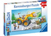 Diggers at Work Puzzle 2x24p - RAVENSBURGER