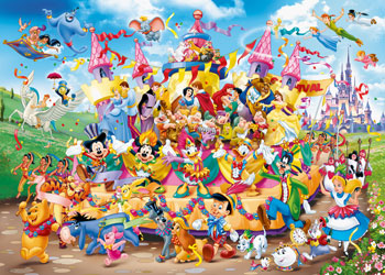 Disney Carnival Characters Puzzle 1000p - RAVENSBURGER