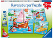 Water Vehicles 3x49p - Ravensburger