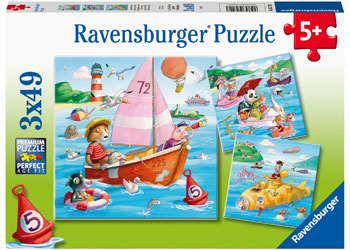 Water Vehicles 3x49p - Ravensburger