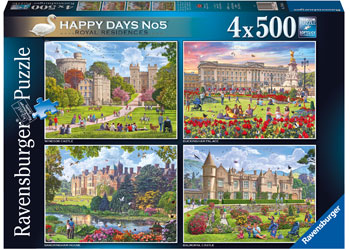 Happy Days No. 5 Royal Residences 4x500p - RAVENSBURGER