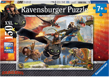 HTTYD Easily Tamed Dragons Puz 150pc - RAVENSBURGER