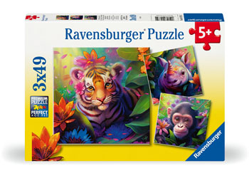 Jungle Babies 3x49p - RAVENSBURGER
