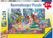 Mermaid Tea Party Puzzle 2x24p - RAVENSBURGER