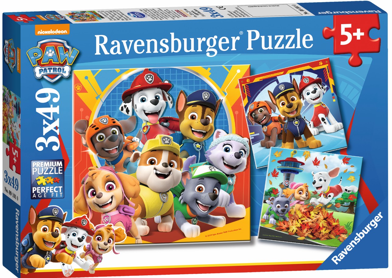 Rburg Paw Patrol Just Yelp for Help 3x49p - RAVENSBURGER