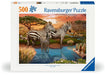 Zebras at Waterhole 500p - RAVENSBURGER