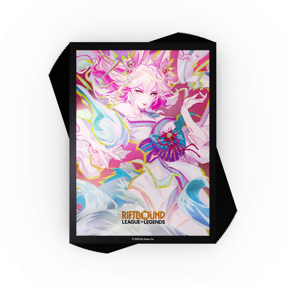 Spirit Blossom Ahri- 100 Sleeves Riftbound TCG