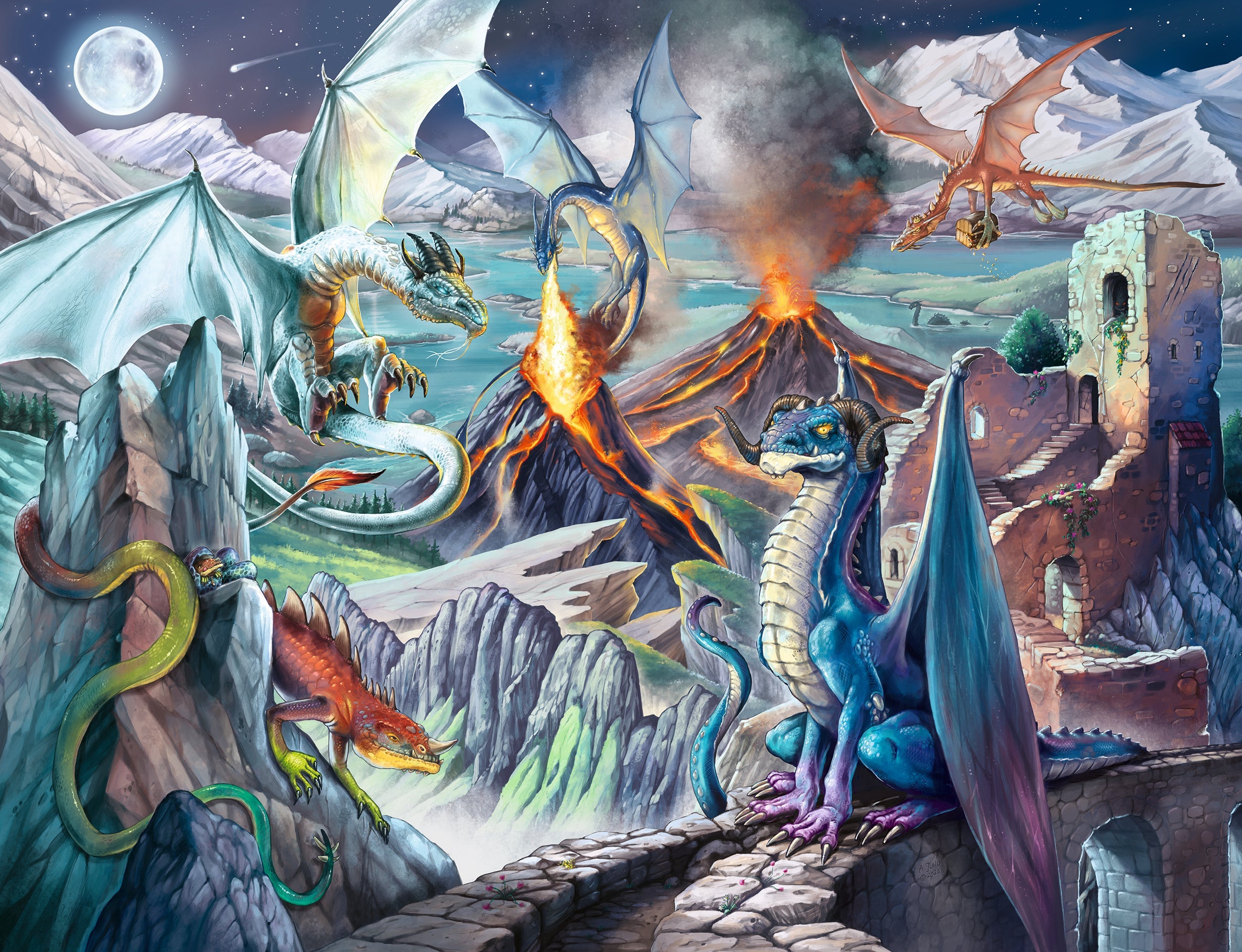 The Dragon Guardians 2000p - RAVENSBURGER