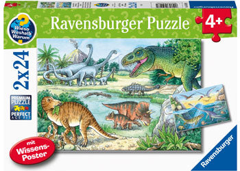 Dinosaurs of land and sea 2x24pc