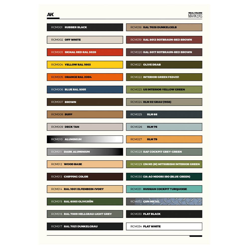 Special Box Real Colours Markers - AK Interactive