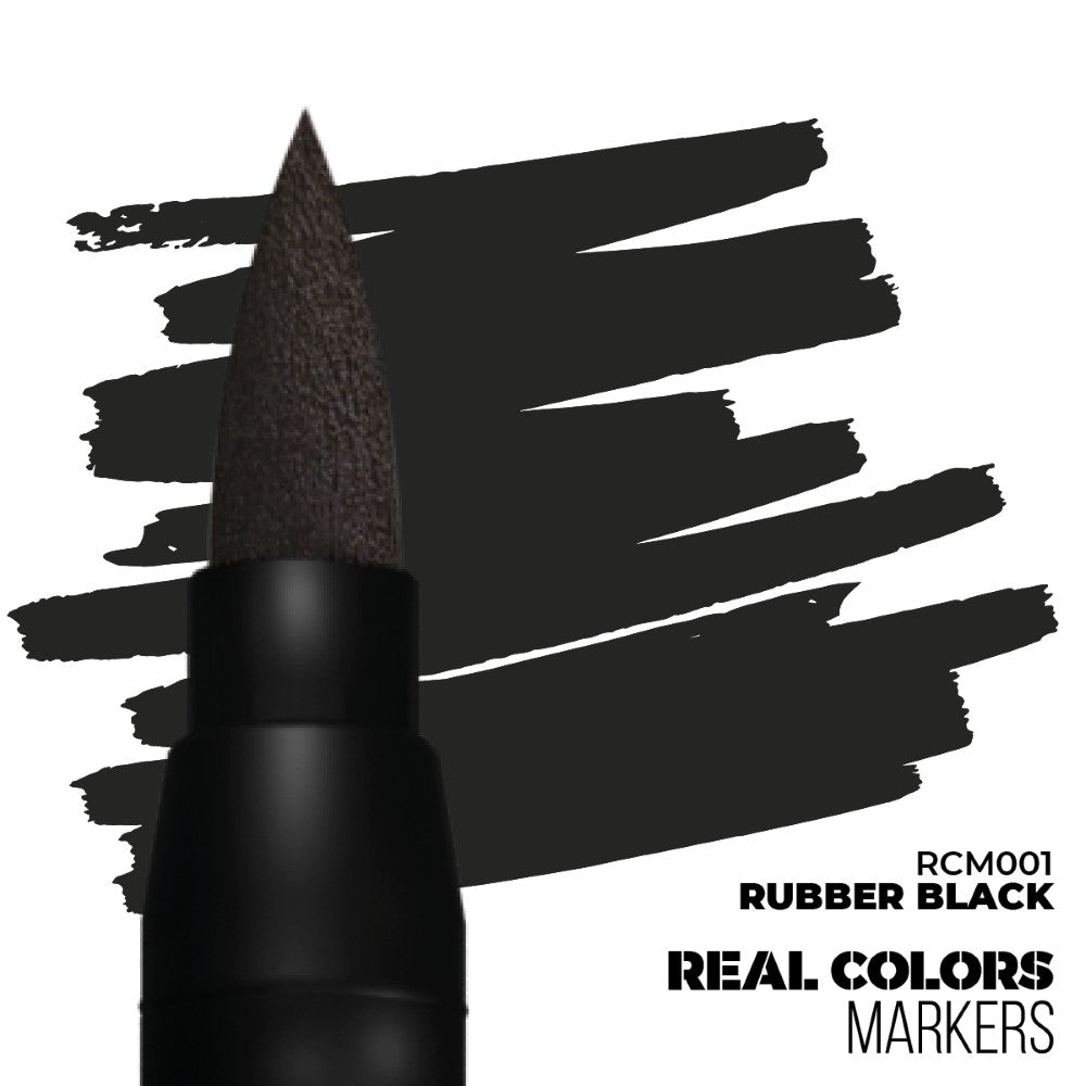 Rubber Black- AK-Interactive: Real Colors Markers