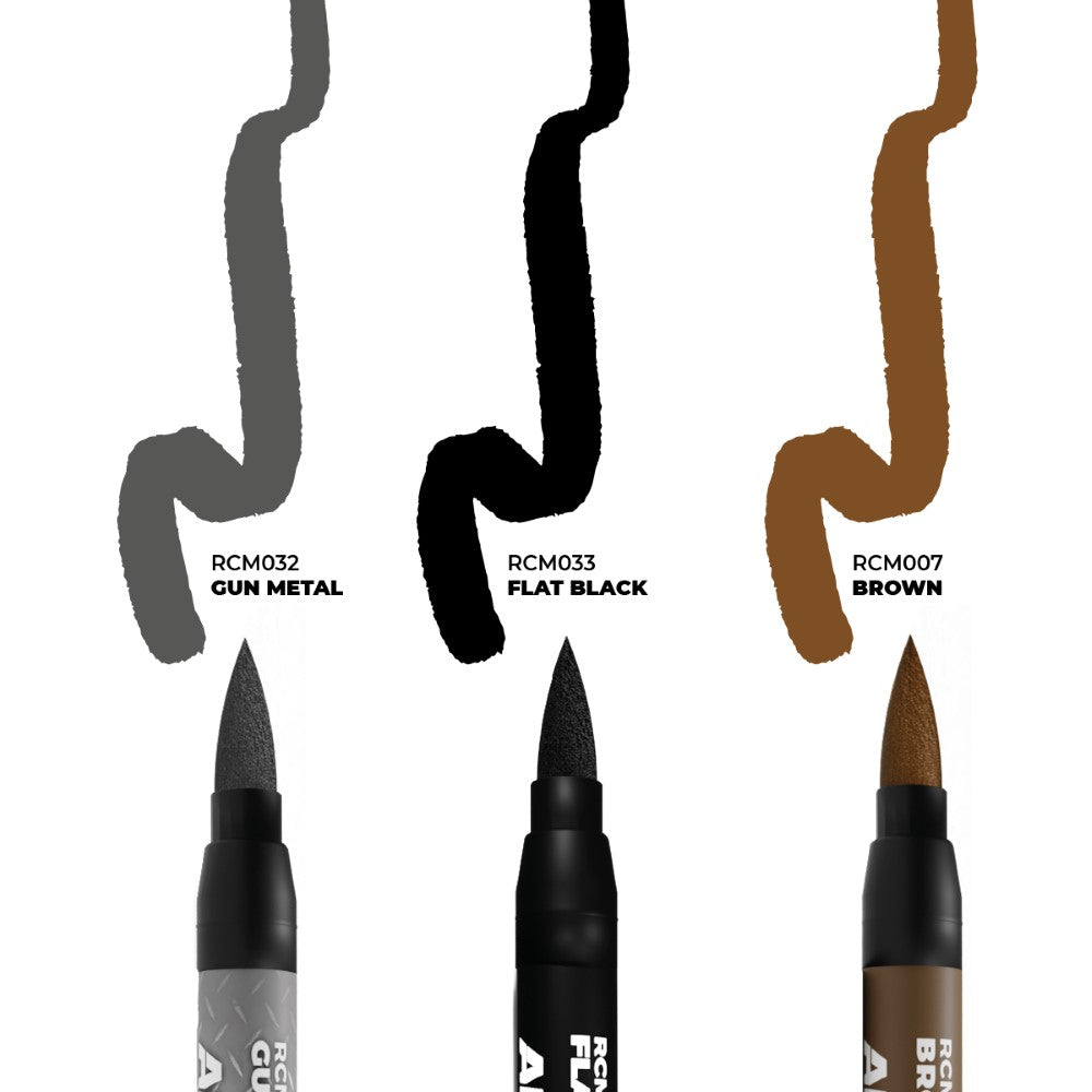 Weapons - RC Marker Set - AK-Interactive: Real Colors Markers
