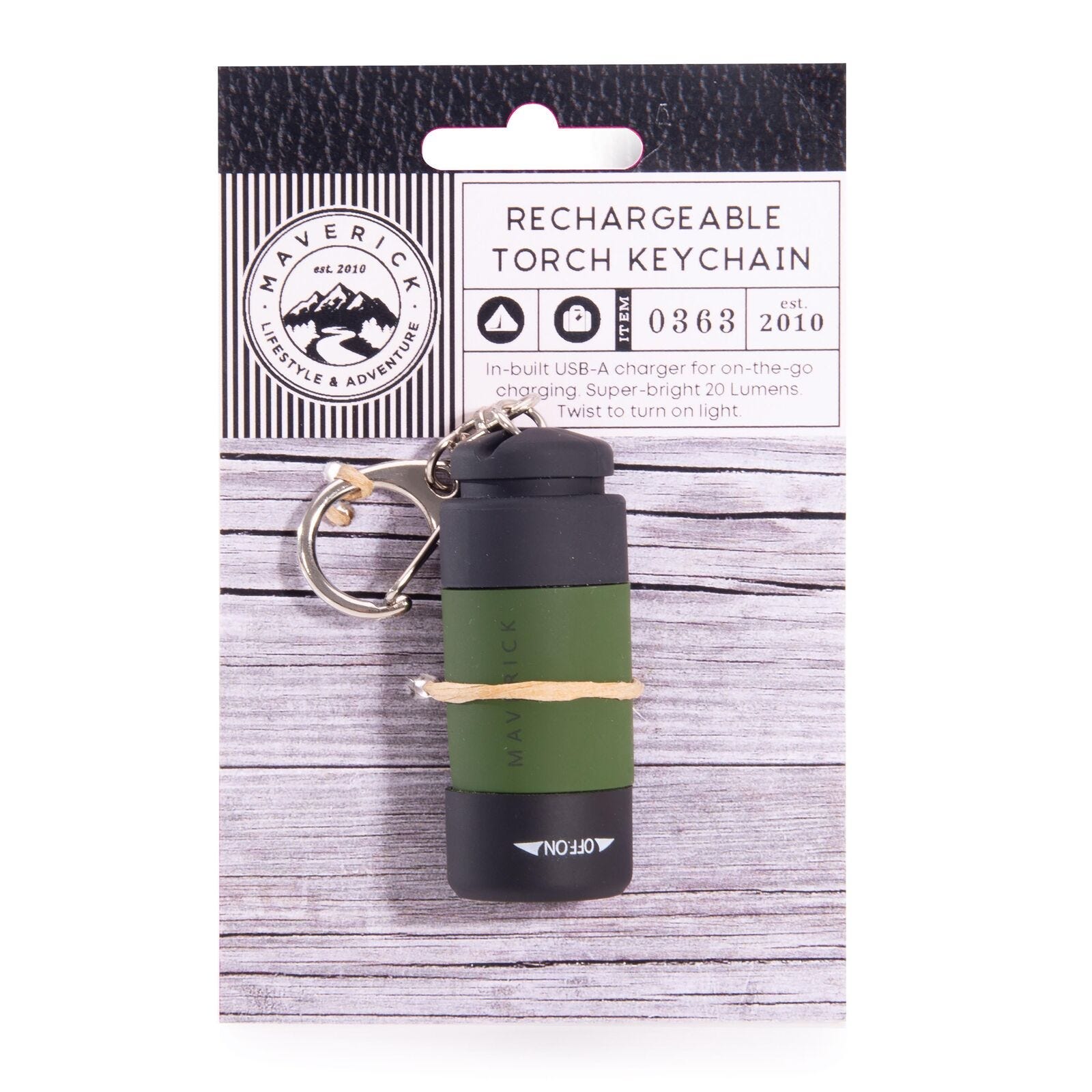 Rechargable Torch Keychain