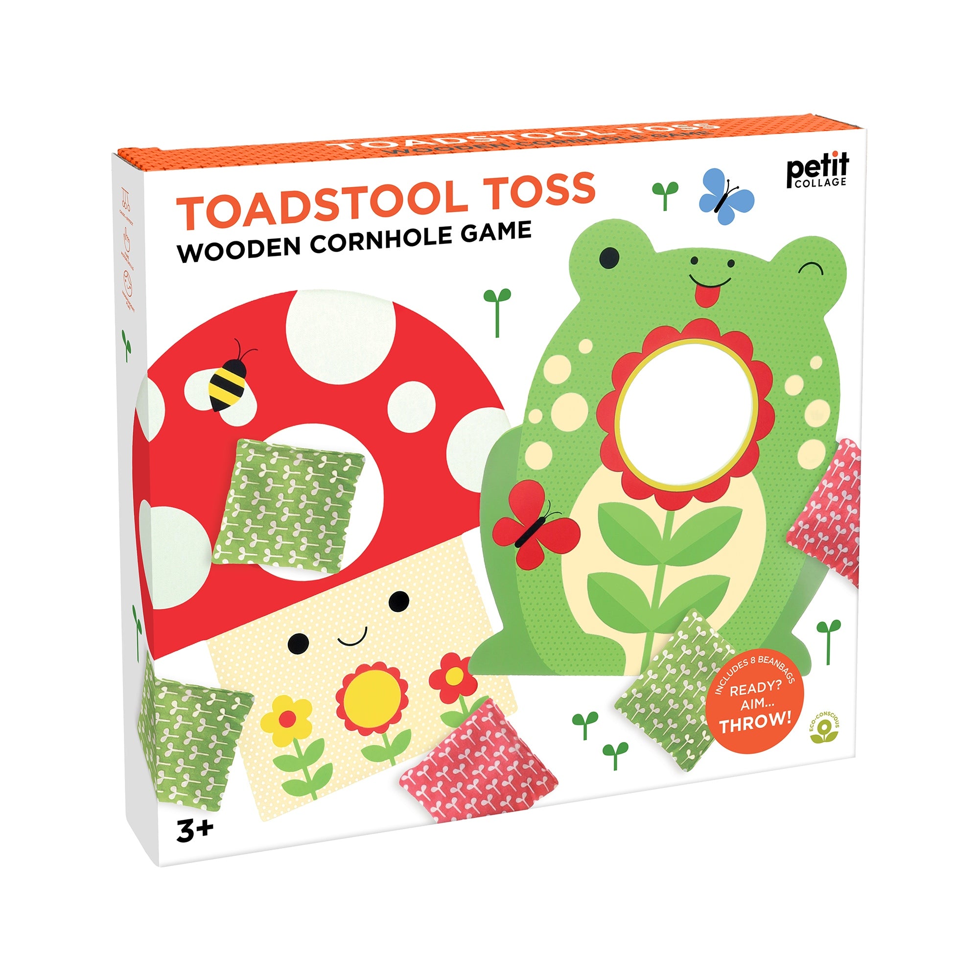 Toadstool Toss Wooden Cornhole