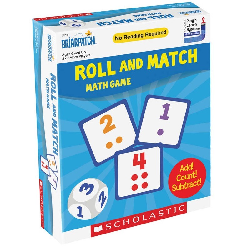 Roll & Match Math Game - Scholastic