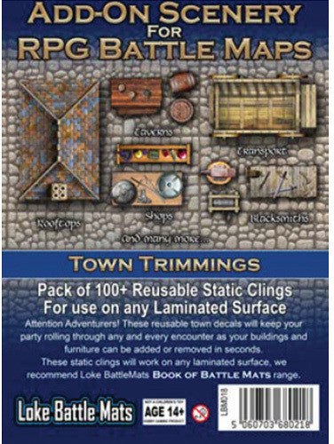 Town Trimmings-Add on Scenery for RPG Battle Maps
