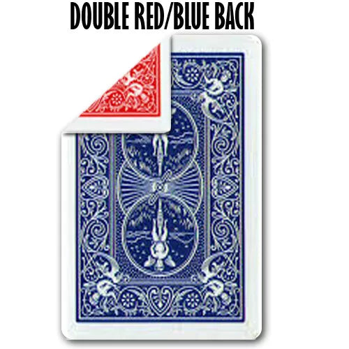Bicycle Magic Double Back Red/Blue