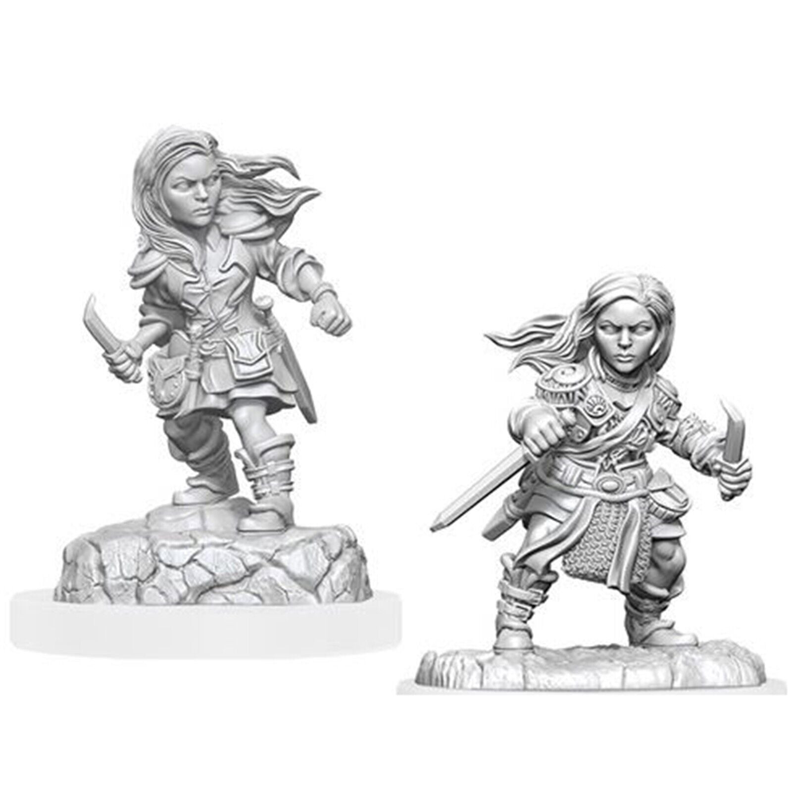 Halfling Female Rogue - D&D Nolzurs Marvelous Unpainted Miniatures