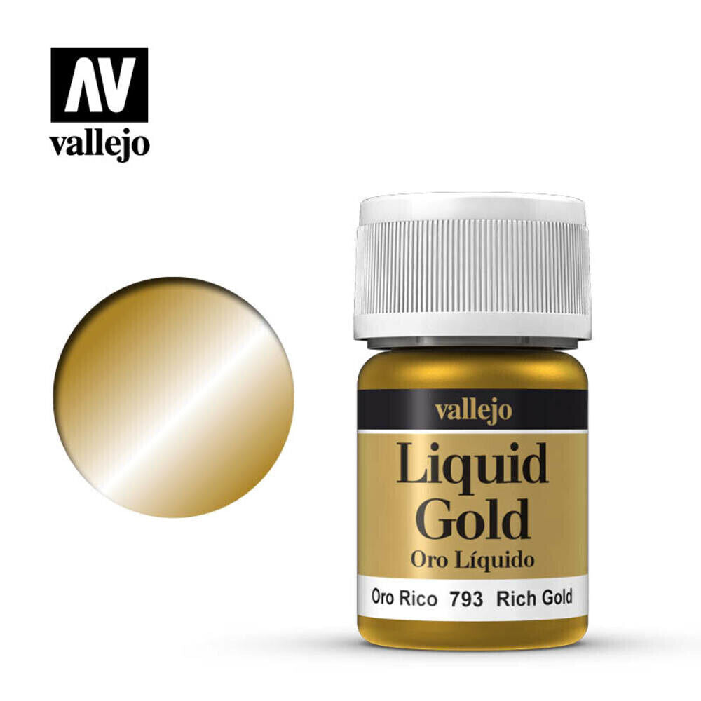 Vallejo Rich Gold Liquid Model Colour 35ml