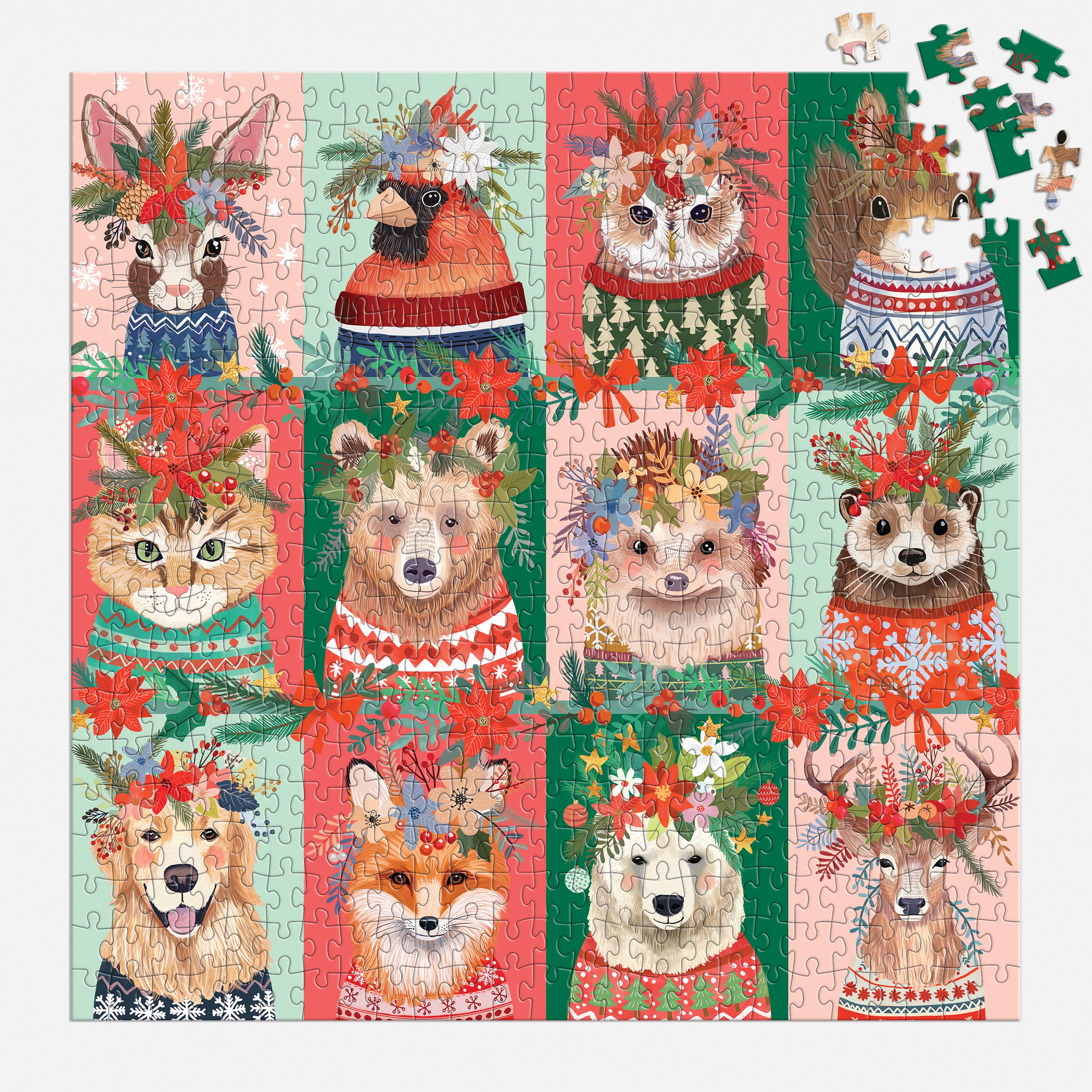 Furry and Bright 500pc - Galison
