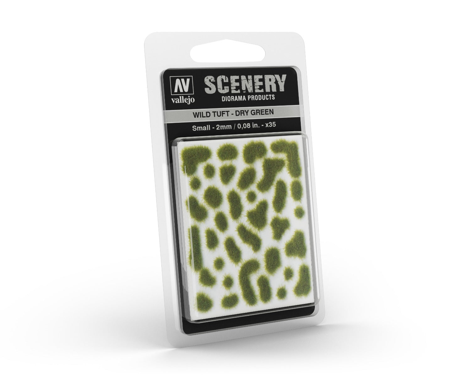 2mm Wild Tuft - Dry Green Diorama Accessory