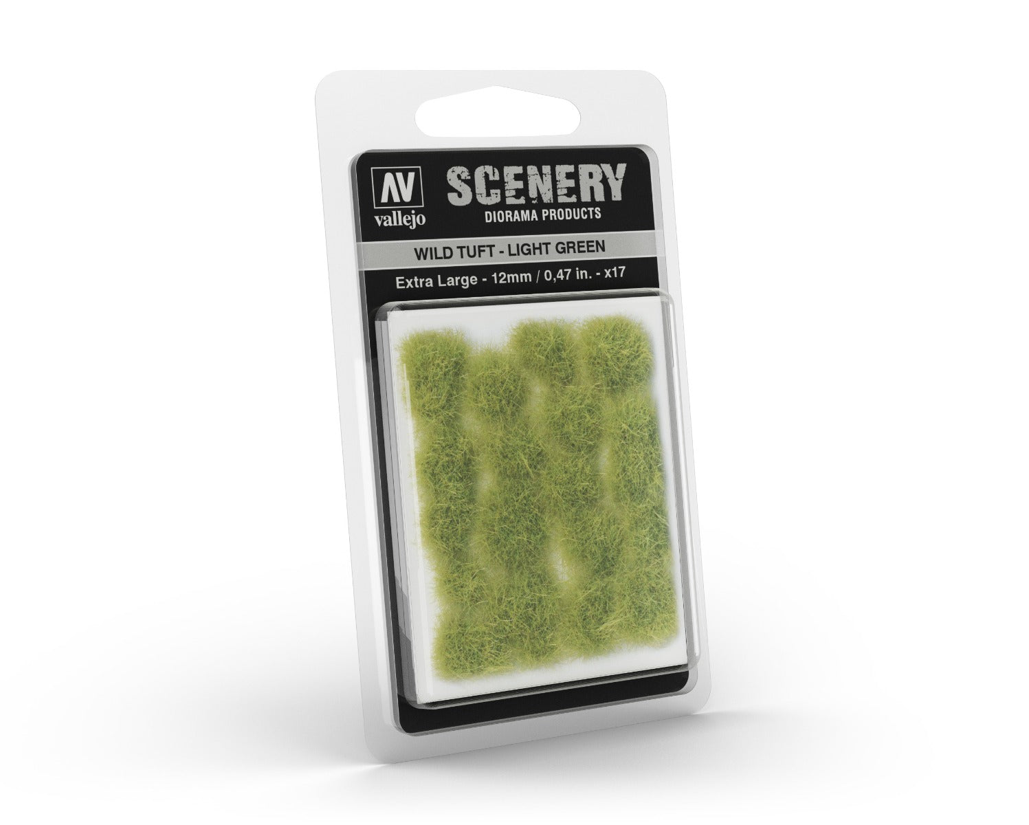 Light Green - 12mm Extra Large WIld Tuft - Diorama Accessory - Vallejo