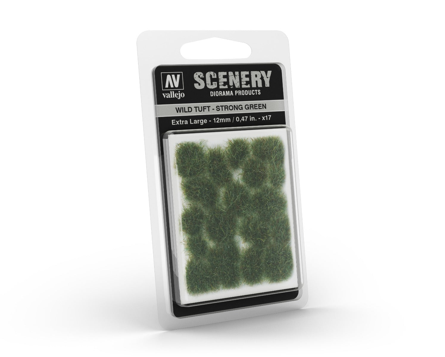 Strong Green  WIld Tuft - 12mm Extra Large - Diorama Accessory - Vallejo