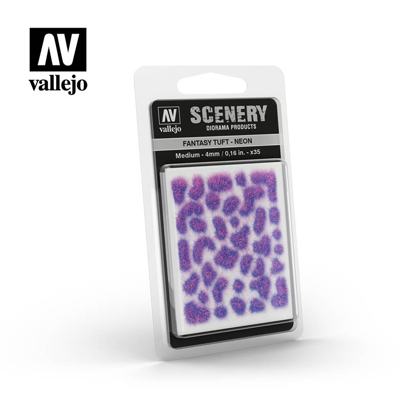 Neon 4mm Wild Tuft - Vallejo Diorama Accessory
