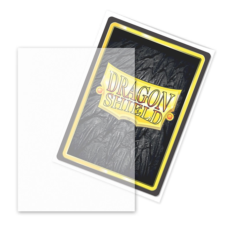 63x88 Clear Non-Glare MATTE Sleeves - Dragon Shield - Box 100