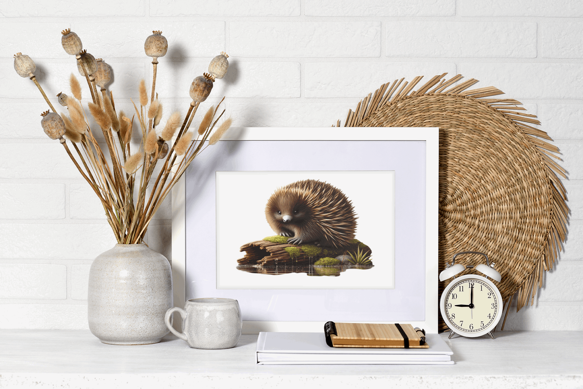 A5 Spiky Sweetheart Echidna Wooden Puzzle - Puzzle ART