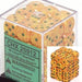 CHX25912 Lotus Dice D6 Speckled 12mm 36 Dice Block