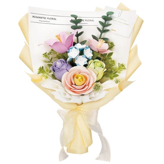 DIY Spring Time Bouquet Plastic